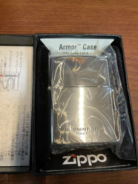 ジッポ zippo アーマー Armor プラチナム チタニウム サイドA 2022年 未使用