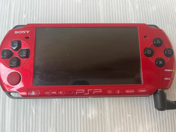 ☆ PSP-3000プレイステーションポータブル PSP-3000 レッドブラック 動作品 本体のみ★