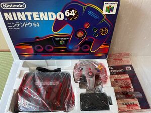 超美品　新品同様に綺麗　任天堂 NINTENDO64 ニンテンドウ64 NUS-001 グレー 純正ステレオAVケーブル付き