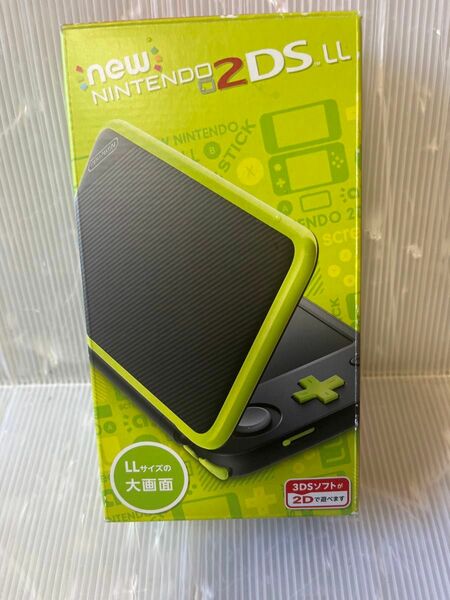 ★新品未使用　未開封かも？New Nintendo 2DS LL ニンテンドー2DSLL ブラック×ライム★