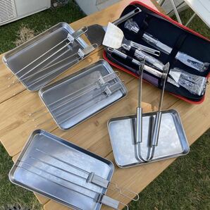 セット売り BBQ キャンプ 用品 バーベキュー コンロ アウトドア テーブル チェア キャンプ用 焚き火台 coleman 170 9367 コールマン 折り畳の画像5