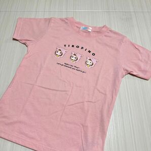未使用 ちろぴの　半袖Tシャツ　女の子　ピンク　半袖Tシャツ　140cm