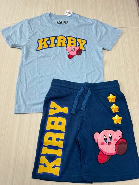 新品未使用星のカービィ　Tシャツ　男の子ハーフパンツ　上下2点セット　140cm