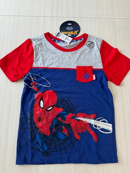 新品未使用スパイダーマン　Tシャツ　男の子　半袖Tシャツ　135cm 140cm