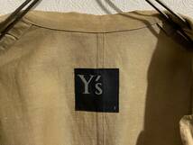◯ Y's Yohji Yamamoto リネン テーラード ジャケット / ワイズ ヨウジヤマモト カットオフ アンコン イージー S Ladies #Sirchive_画像10