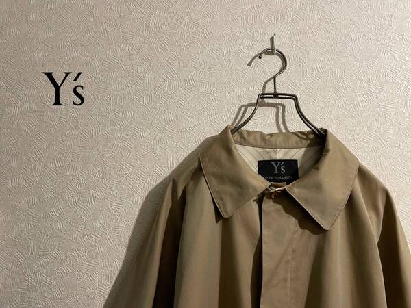 ◯ Y's Yohji Yamamoto キモノスリーブ ステンカラー コート / ワイズ ヨウジヤマモト ベージュ 5 Ladies Mens #Sirchive