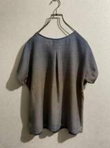 ◯ ISSEY MIYAKE HaaT グラデーション カットソー / イッセイミヤケ ハート フレンチスリーブ Tシャツ コットン シルク Ladies #Sirchive_画像3