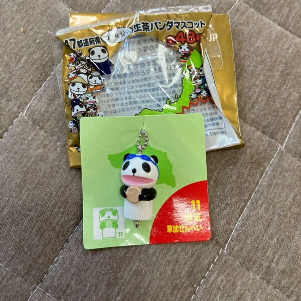 生茶パンダ マスコット草加せんべい 埼玉県