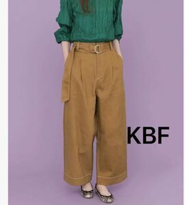 【KBF】 アーバンリサーチ ワイドパンツ パンツ ワイド ボトムス ワークパンツ カーゴパンツ ブラウン チノパン ゆったり