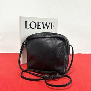 LOEWE ロエベ アナグラム ショルダーバッグ レザー