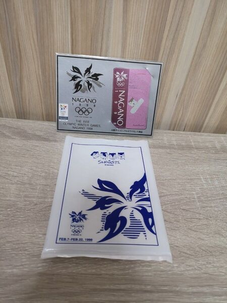 【新品】長野オリンピック テレフォンカード 台紙付き ビニール袋 スノーレッツ