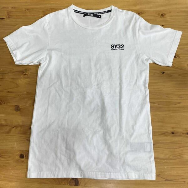 SY32 NEW LOGO BACKPRINT TEE T 中古美品 Sサイズ Tシャツ