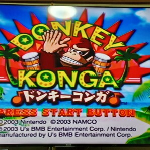 動作確認済み 任天堂 ゲームキューブ ブラック  本体 コントローラー 6台 おまけ ゲームソフト2本の画像9