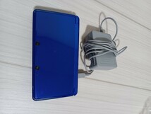 美品 任天堂 NINTENDO 3DS ニンテンドー3DS ゲーム機 本体 　ブルー　スタンド付_画像5