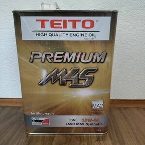 TEITO バイク オイル 化学合成油 (全合成油) MA2 4サイクル TEITO PREMIUM M4S 10w40 4L