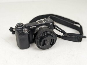 【動作確認済】デジカメ ソニー SONY α NEX-6 E 3.5-5.6/PZ 16-50 OSS ミラーレス一眼 / 60 (SGAW015072)