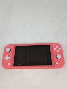 【通電確認のみ】 Nintendo switch Lite ニンテンドースイッチライト HDH-001 コーラル 本体のみ 任天堂 ジャンク / 30 (SG014947D)