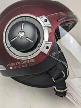 【新品未使用】 ヘルメット ASTONE アストン DJ11 マットマルーン ジェットヘルメット XLサイズ バイク / 140 (SGSS015442)_画像7