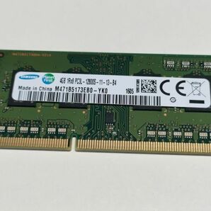 【動作確認済み】SAMSUNG DDR3L 4GB×1 PC3L-12800S SO-DIMM M471B5173EB0 低電圧【1605】の画像1