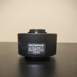 美品　OLYMPUS　オリンパス　U-TV0.5XC-2 Cマウントカメラアダプター　顕微鏡部品　　動作確認済　