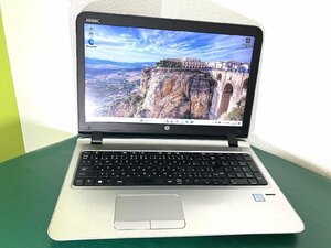 【埼玉発送】【動作確認済】HP / HP ProBook 450 G3 / Intel(R) Core(TM) i5-6200U CPU@2.30GHz 2.40GHz / 8GB / HDD500GB / Windows11Pro