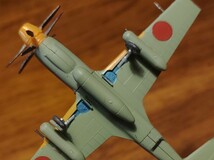 エフトイズ 松本零士 戦場まんがコレクション2 衝撃降下90度 キ99 完成品 組立済み 戦闘機 F-toys_画像8