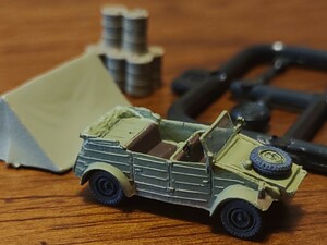 ワールドタンクミュージアム vol. 3 1/144 キューベルワーゲン 砂漠迷彩 戦車 海洋堂 タカラ ドイツ WTM