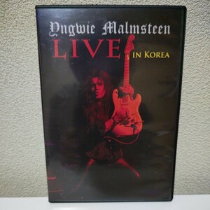 YNGWIE MALMSTEEN/In Korea 輸入盤DVD イングヴェイ・マルムスティーン