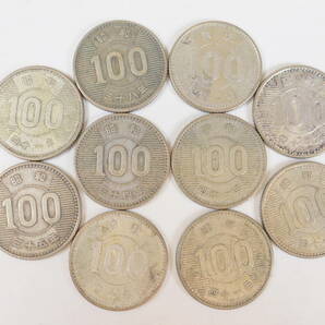 ★日本貨幣 稲100円銀貨 現行銭 10枚セットの画像2