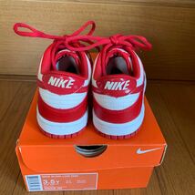 NIKE ダンク Low 22.5白赤スニーカー_画像3