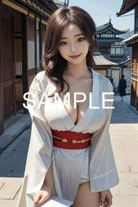 【高画質 A4 ポスター 】 美女 巨乳 貧乳 美乳 美尻 着物 可愛い セクシー 下着 人妻 熟女 主婦 制服 コスプレ イラスト アート R0141