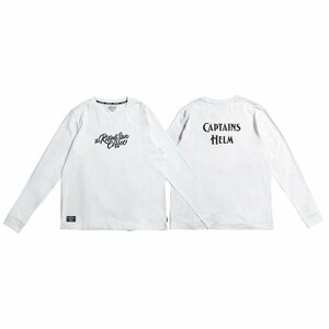  new goods THE RISING SUN COFFEE × CAPTAINS HELM #WOMEN UNITY L/S TEE L size white Captain hell m Rising sun coffee long T