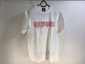 美品 SNIPEER スナイパー SEAGUAR 45th Anniversary Tシャツ Sサイズ ホワイト レッド 釣具 釣り具 T028