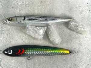 おまとめ 2個セット レジオ ATSU ペンシル アツペン 約20cm deps HUGE ペンシル SKATER 約23cm 釣り具 釣具 A095