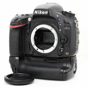 ☆ジャンク☆NIKON D600 ボディ ニコン 通電OK 互換バッテリーグリップ付☆送料無料☆C792　