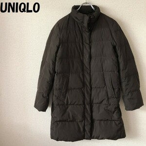 [ popular ]UNIQLO/ Uniqlo down coat Brown size M lady's /2046