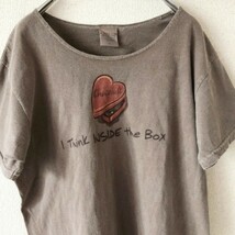 【人気】Crazy Shirts/クレイジーシャツ バレンタインチョコデザインTシャツ ブラウン系 サイズM レディース/1155_画像3