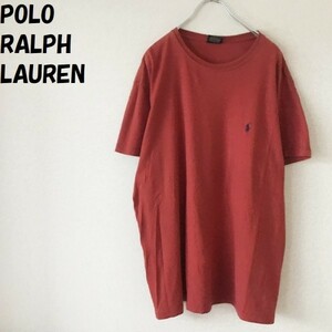[ популярный ]POLO Ralph Lauren/ Polo Ralph Lauren one отметка Logo футболка красный размер M/1419