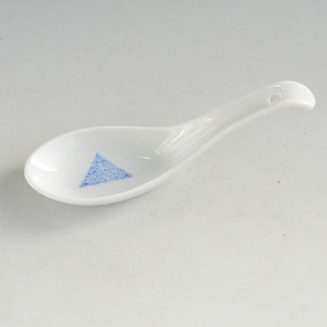  Chinese milk vetch 1 pcs / porcelain made / blue triangle /rkr009