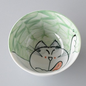 ご飯茶碗 手描き猫 ch078