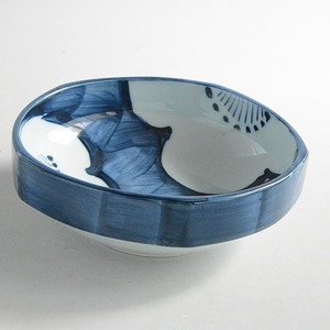 Art hand Auction وعاء صغير برقوق سداسي مطلي يدويًا × 1 bas058, أدوات المائدة اليابانية, وعاء, وعاء صغير