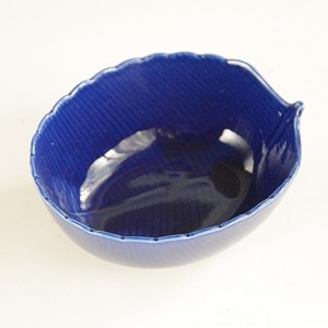 小鉢1個/木の葉/blue bas074