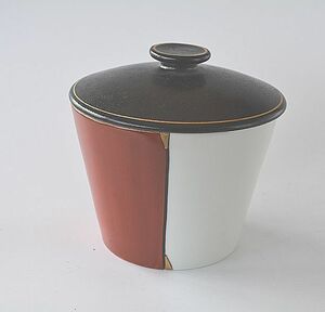 蓋つき鉢 すのこ付き 紅白塗分け アイスポット bal041