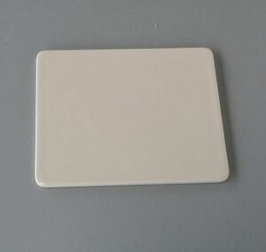 トリベット 鍋敷き 磁器製 白 角型 kt022