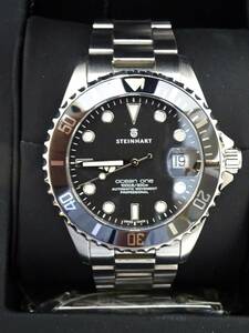 【15140】　美品　STEINHART スタンハート Ocean One 39 デイト AUTOMATIC 自動巻き 腕時計