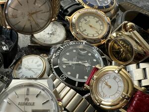 [1 jpy start ] wristwatch 12 point set sale present condition goods part removing YSL TUNER dunhill etc. 