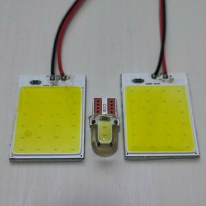 NHP10 アクア G's 前期 超爆光! T10 LED ルームランプ COB 全面発光 3個セット ホワイト トヨタ /c24/c2