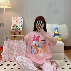 夏新品レディース パジャマ 3点セット半袖 ルームウェア ゆったり 寝巻き上下セット部屋着 ナイトウエア