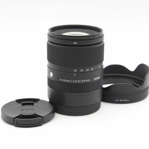 【極上品】SIGMA シグマ Sony Eマウント レンズ 18-50mm F2.8 DC DN #941