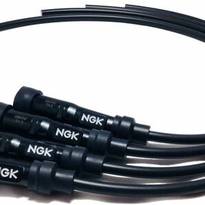 NGK プラグコード・プラグキャップ セット 黒 4本/S型 CBX400/CBX400F/インテグラの画像1